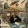 Jules Verne, affiche pour les Voyages extraordinaires